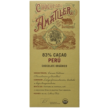 Økologisk 83% chokolade - Perú